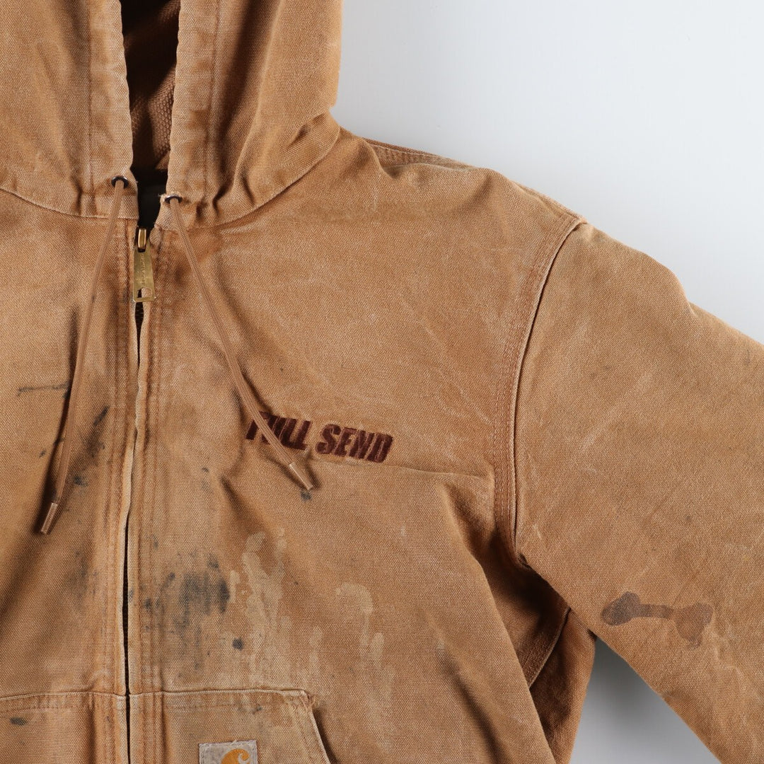 Carhartt Active Jacket Duck Full Zip Parka Made in USA Men's S size /eaa462243