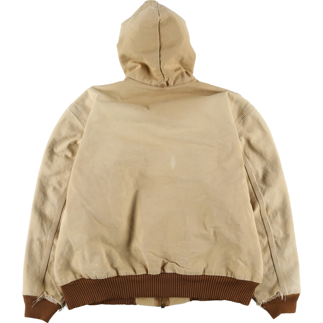 00'S Carhartt Active Jacket, Padded Duck Full Zip Parka, Made in USA, Men's XXL / eaa462246