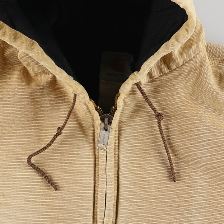 00'S Carhartt Active Jacket, Padded Duck Full Zip Parka, Made in USA, Men's XXL / eaa462246