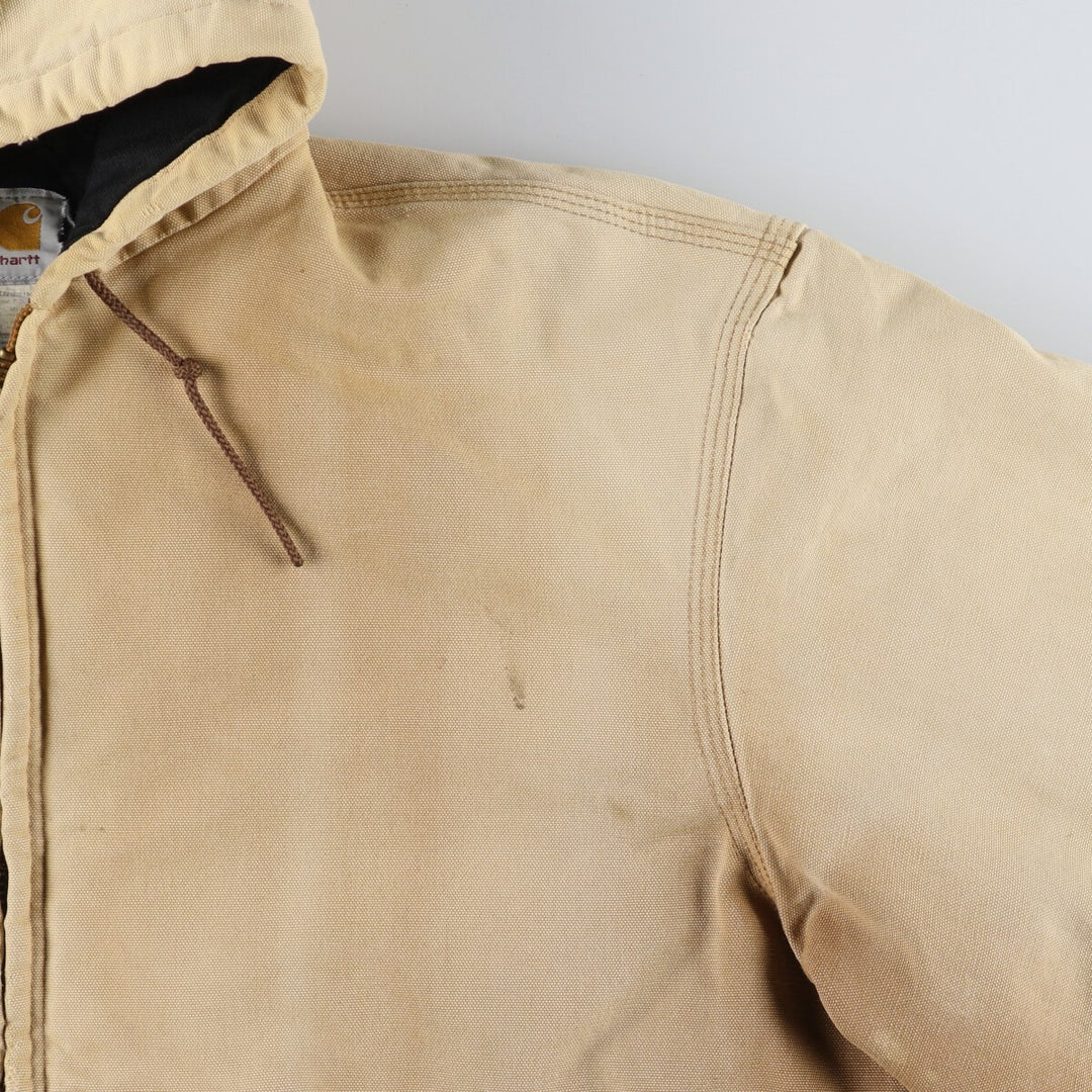 00'S Carhartt Active Jacket, Padded Duck Full Zip Parka, Made in USA, Men's XXL / eaa462246