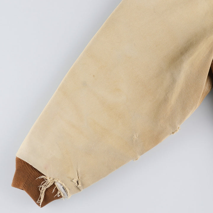 00'S Carhartt Active Jacket, Padded Duck Full Zip Parka, Made in USA, Men's XXL / eaa462246