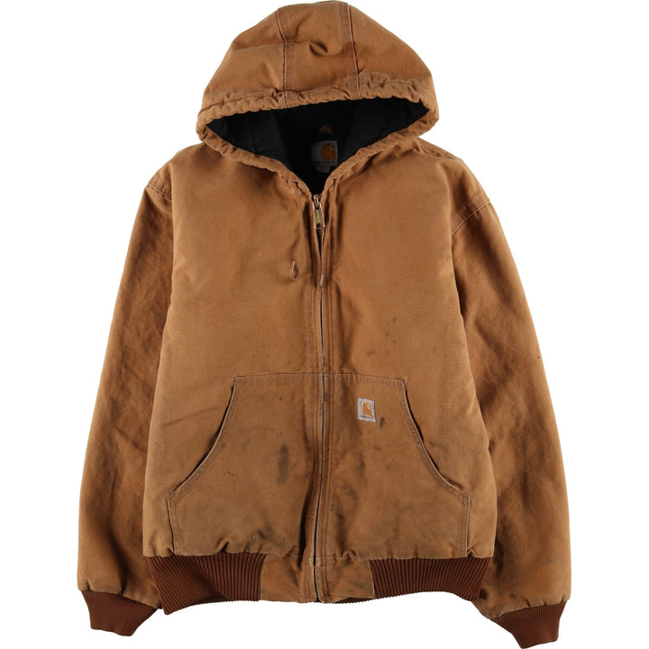 Carhartt Active Jacket, Padded Duck Full Zip Parka, Made in USA, Men's L size / eaa462247