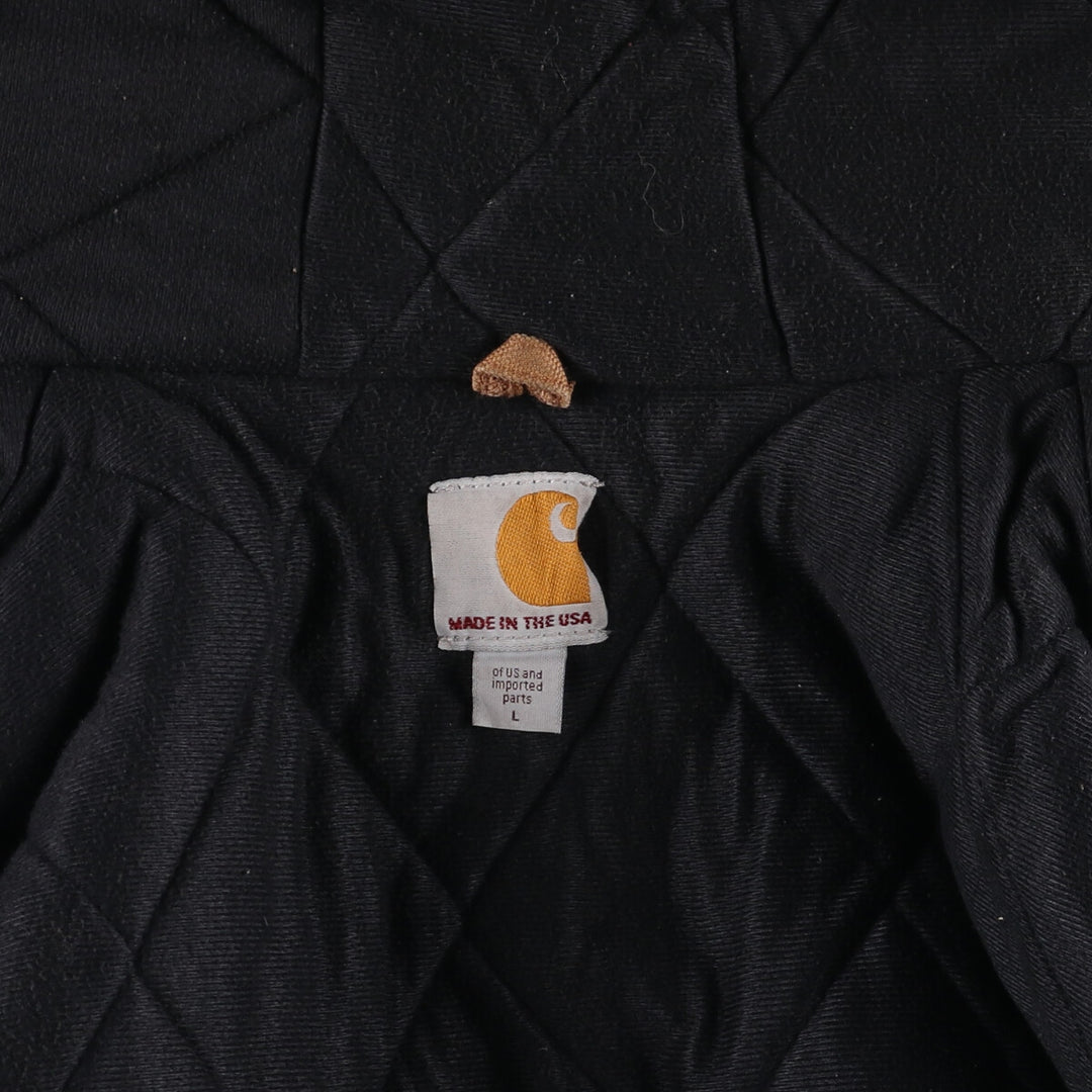 Carhartt Active Jacket, Padded Duck Full Zip Parka, Made in USA, Men's L size / eaa462247