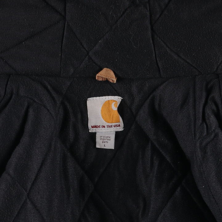 Carhartt Active Jacket, Padded Duck Full Zip Parka, Made in USA, Men's L size / eaa462247