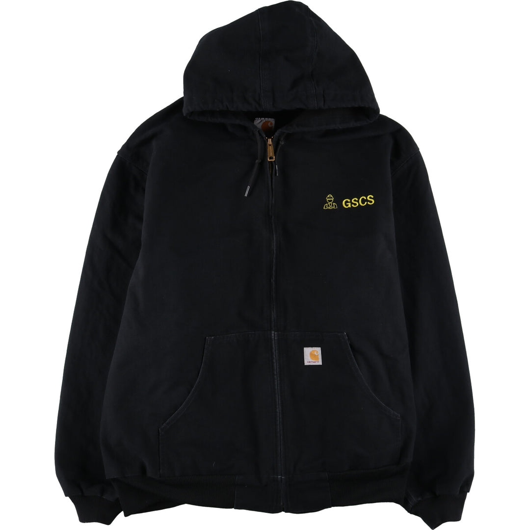 Big Size Carhartt Active Jacket Duck Full Zip Parka Made in USA Men's XXXL /eaa462249