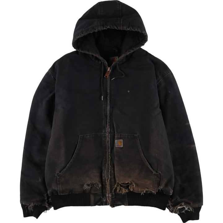 Carhartt Active Jacket, Padded Duck Full Zip Parka, Made in USA, Men's XL Size /eaa462250