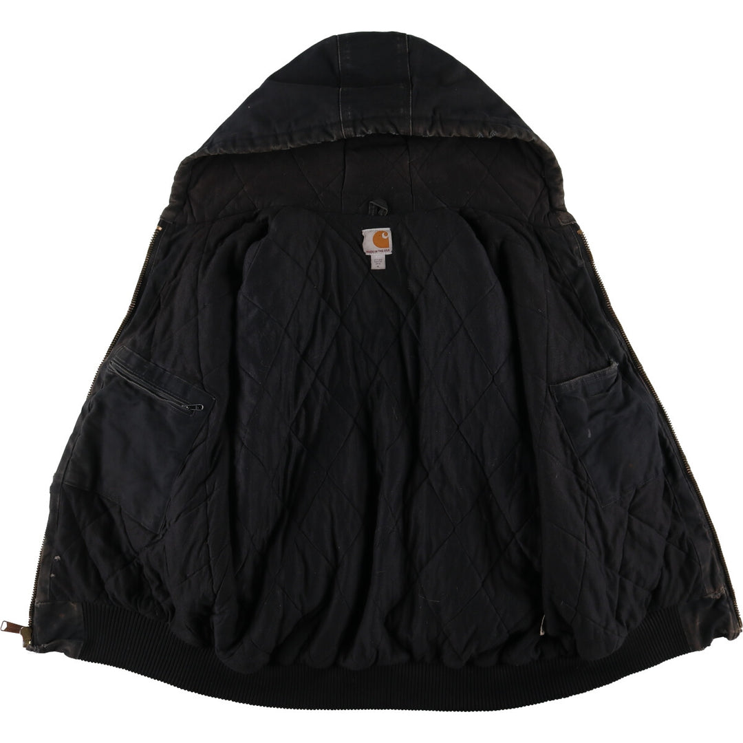 Carhartt Active Jacket, Padded Duck Full Zip Parka, Made in USA, Men's XL Size /eaa462250