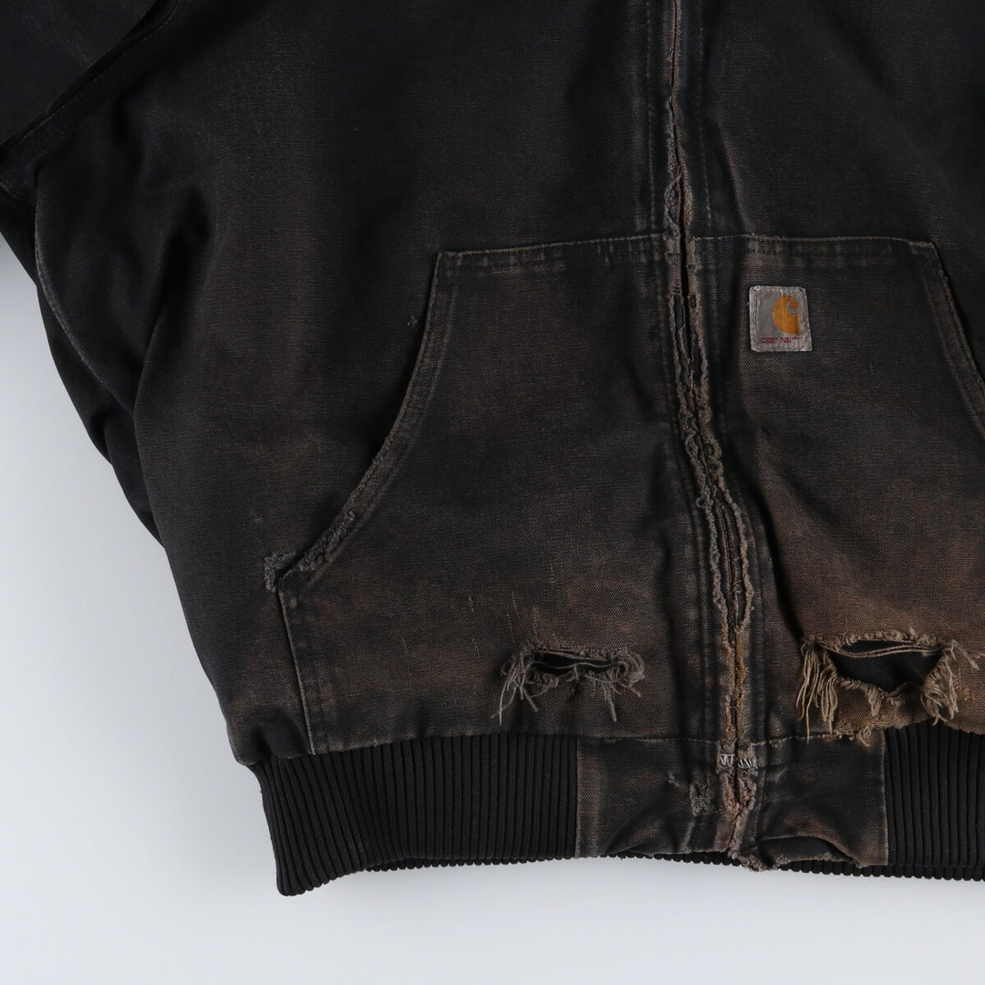 Carhartt Active Jacket, Padded Duck Full Zip Parka, Made in USA, Men's XL Size /eaa462250