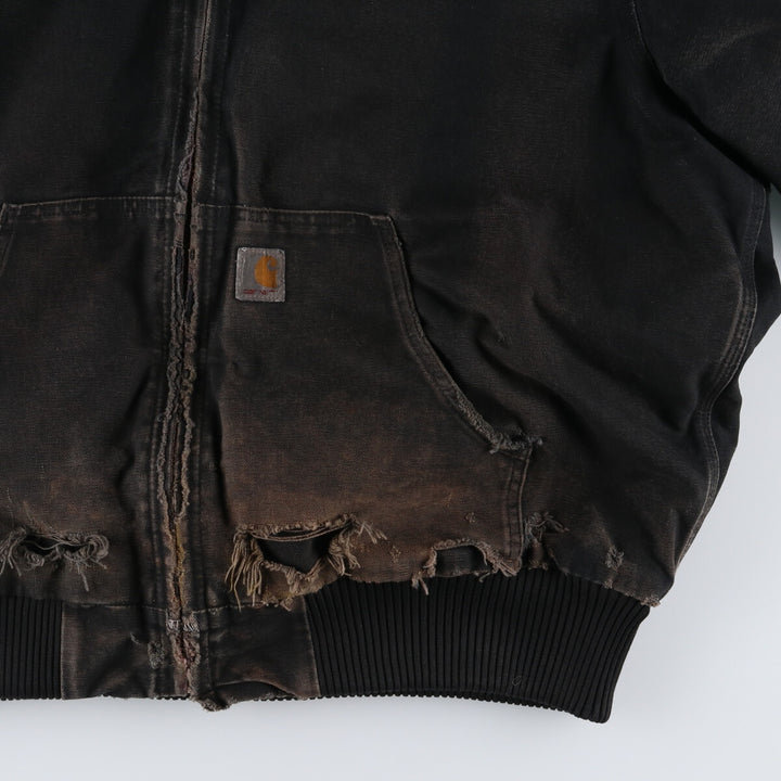 Carhartt Active Jacket, Padded Duck Full Zip Parka, Made in USA, Men's XL Size /eaa462250