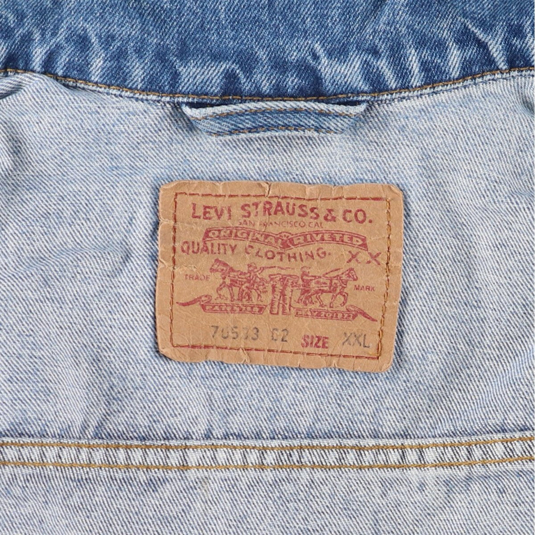90'S Levi's 70503-02 denim jacket, G-jacket, men's XXL equivalent, vintage / eaa462273