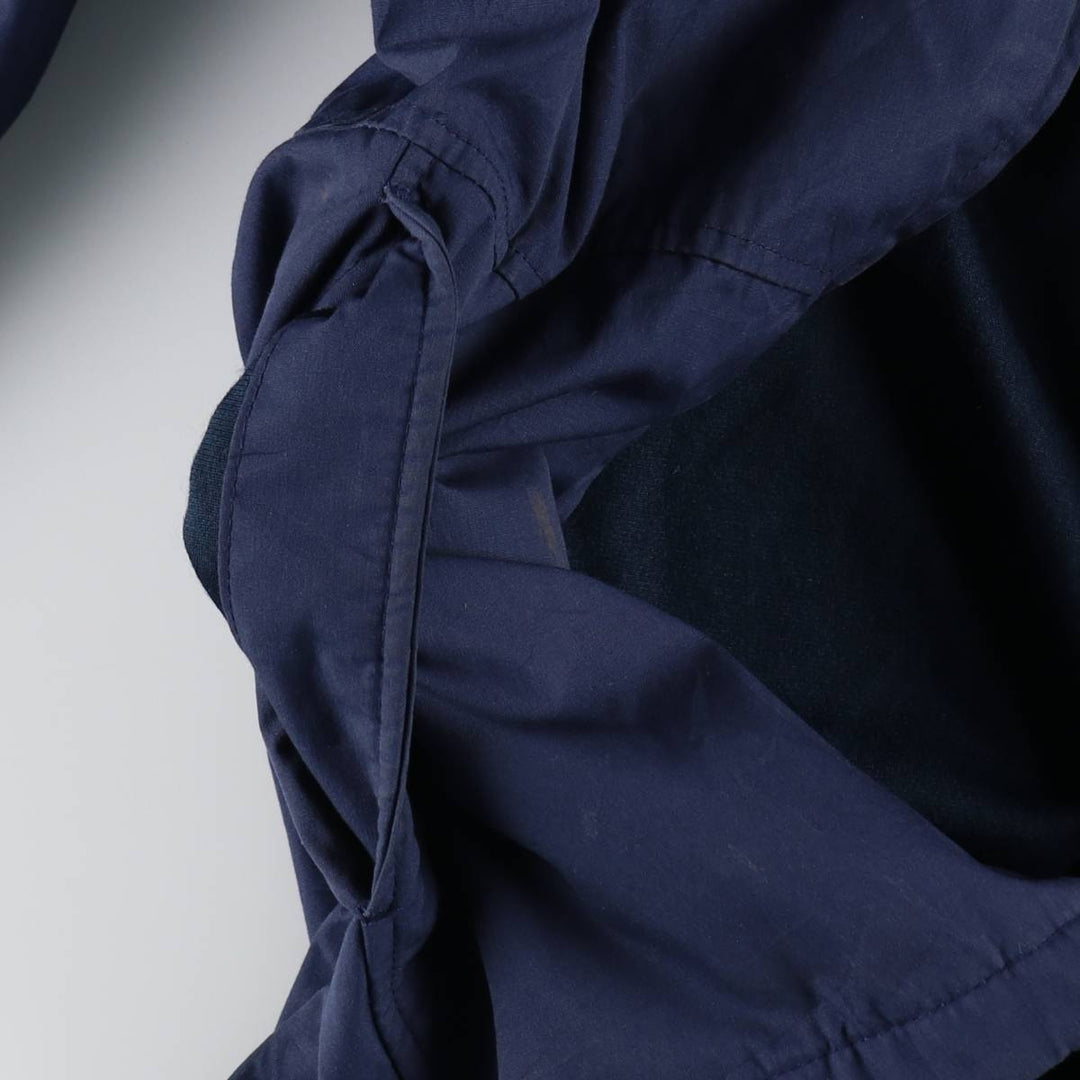 80'S US military genuine military utility jacket made in USA 42L equivalent to men's L vintage polyester navy blue type Vintage Second Hand