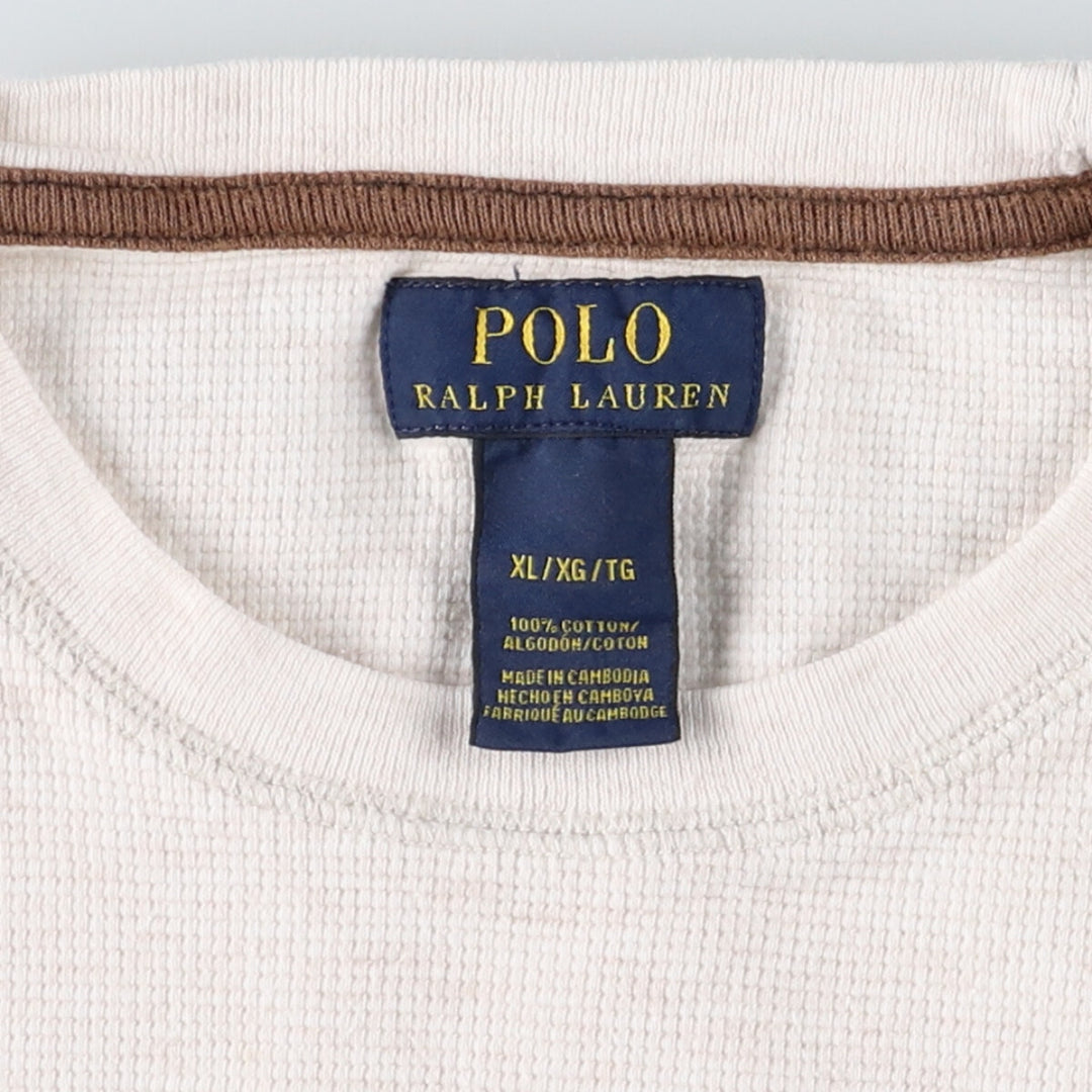 Ralph Lauren POLO RALPH LAUREN Thermal Long T-shirt Waffle Men's M size / eaa462383