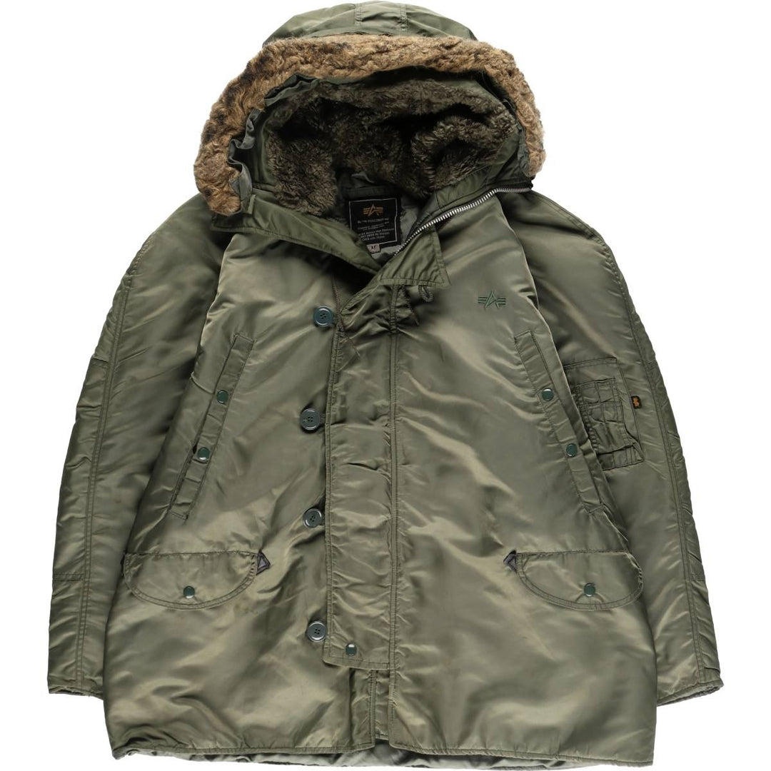 Civilian Alpha N-3B Type Military Flight Jacket Made in USA Men's XL /eaa462396