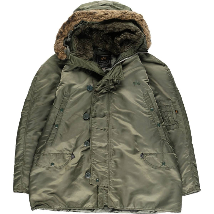 Civilian Alpha N-3B Type Military Flight Jacket Made in USA Men's XL /eaa462396