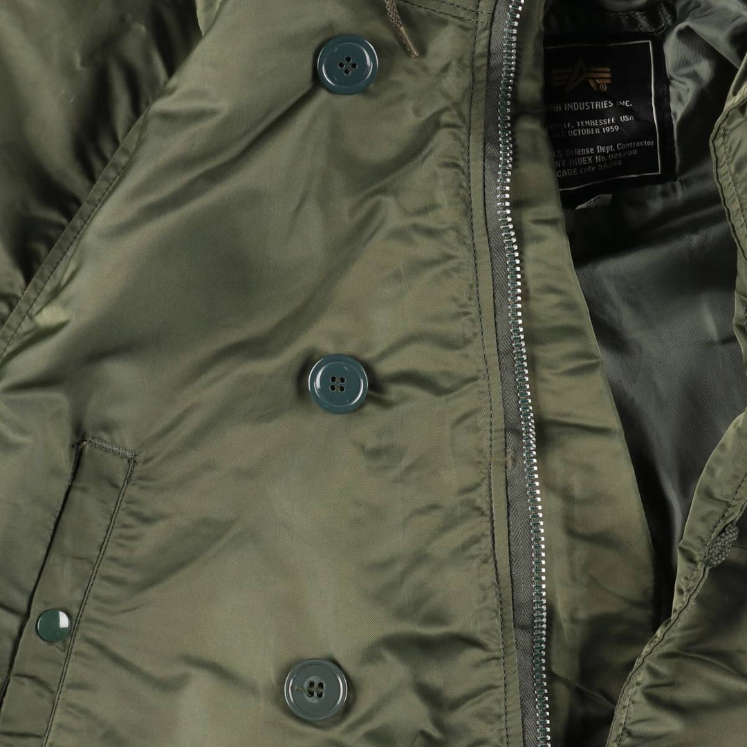 Civilian Alpha N-3B Type Military Flight Jacket Made in USA Men's XL /eaa462396