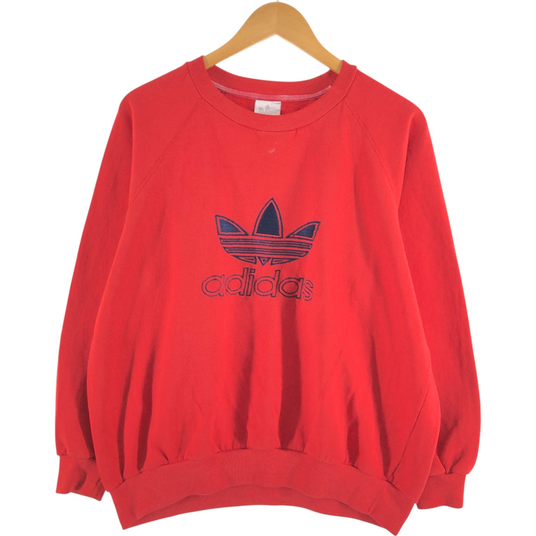 80'S Adidas logo sweatshirt, men's size L, vintage / eaa462401