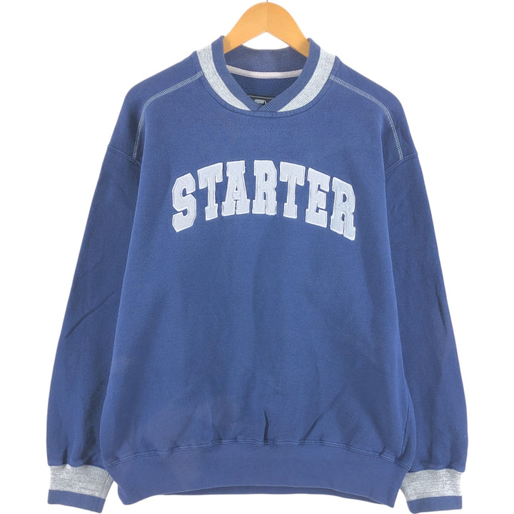 Starter V-neck logo sweatshirt, sweatshirt, men's size L / eaa462406