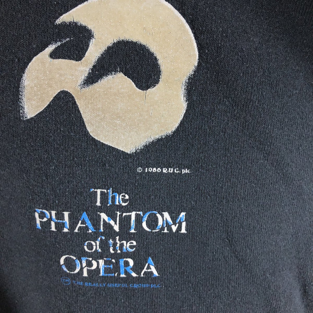 90'S Fruit of the Loom Phantom of the Opera Luminous Print Sweatshirt Trainer Made in USA Men's XL /eaa462482