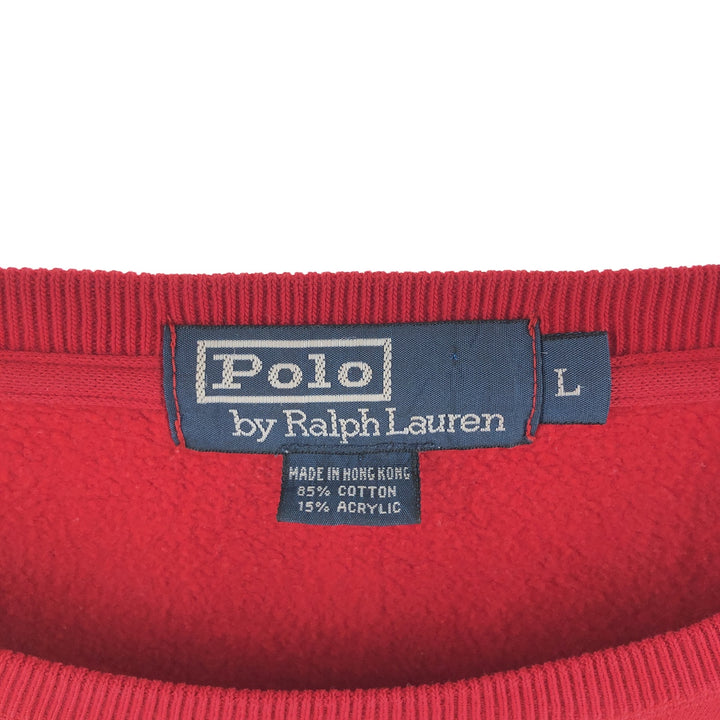 Ralph Lauren POLO by Ralph Lauren Dog pattern embroidered one-point logo sweatshirt, sweatshirt, men's L size / eaa462504