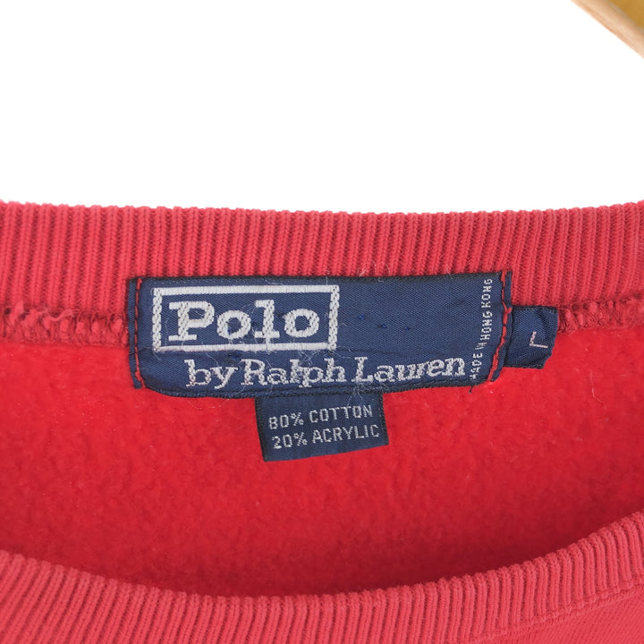 Ralph Lauren POLO by Ralph Lauren One Point Logo Sweatshirt Trainer Men's L size / eaa462506