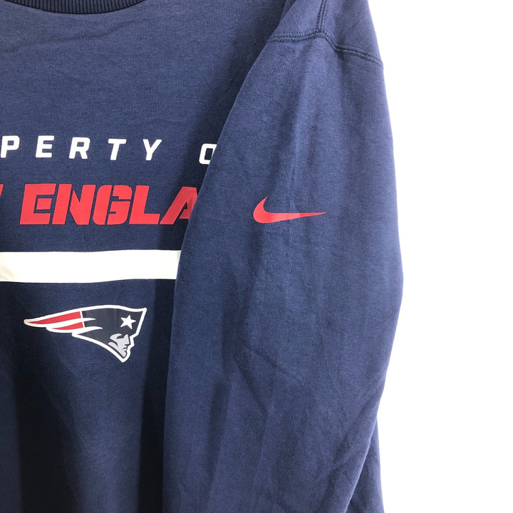 Nike NFL New England Patriots Logo Sweatshirt Trainer 3XL Men's XXXL equivalent Big Size / eaa462523