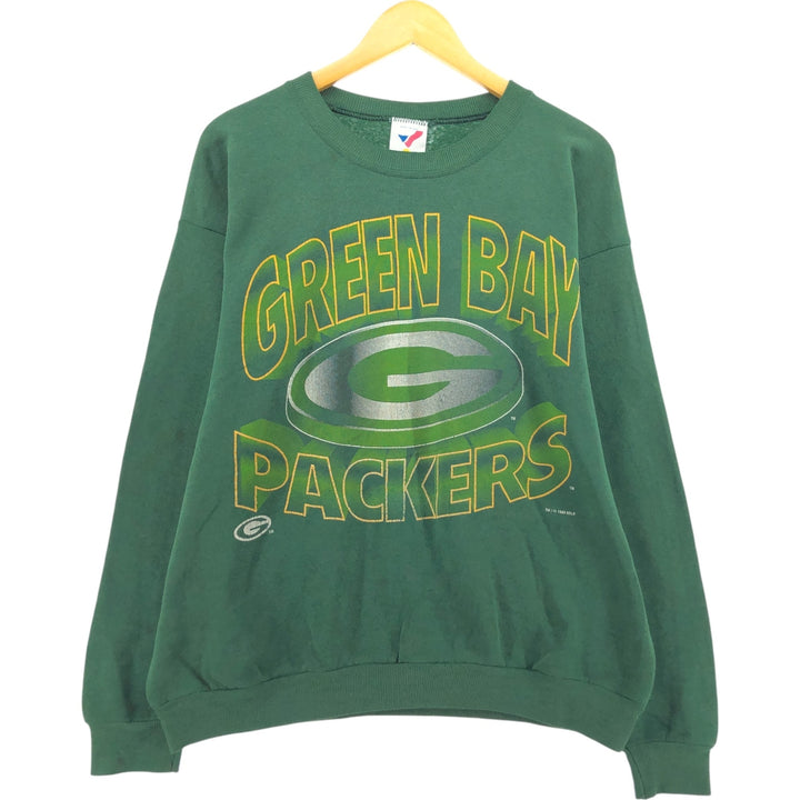 90'S Artex NFL Green Bay Packers Printed Sweatshirt, Made in USA, Men's XL /eaa462529