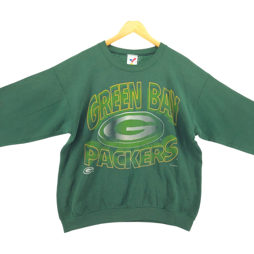 90'S Artex NFL Green Bay Packers Printed Sweatshirt, Made in USA, Men's XL /eaa462529