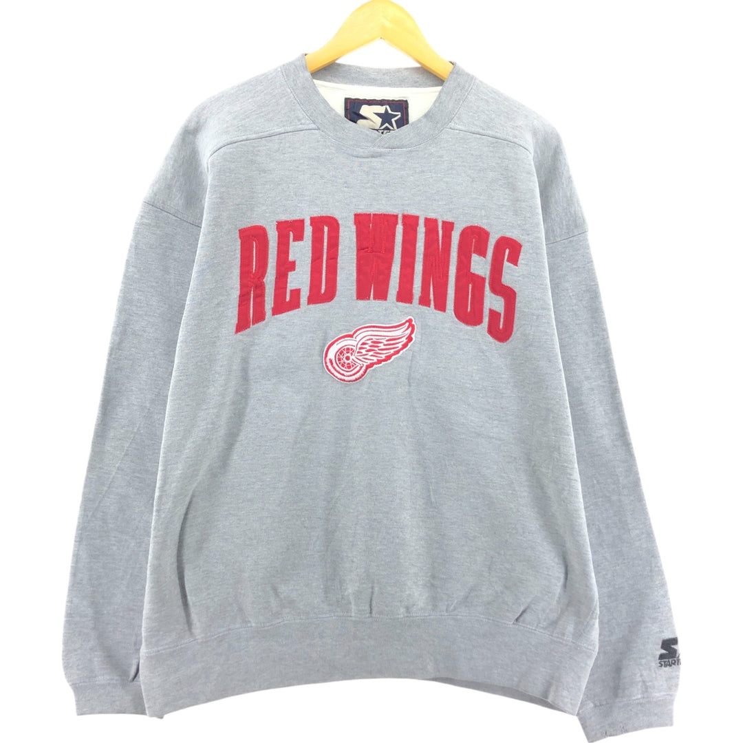 Starter NHL DETROIT RED WINGS Detroit Red Wings Sweatshirt Trainer Men's L size / eaa462531