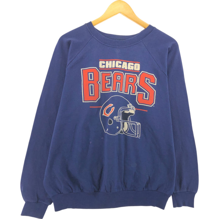 NFL CHICAGO BEARS Chicago Bears Printed Sweatshirt Trainer Men's S Size Vintage / eaa462535