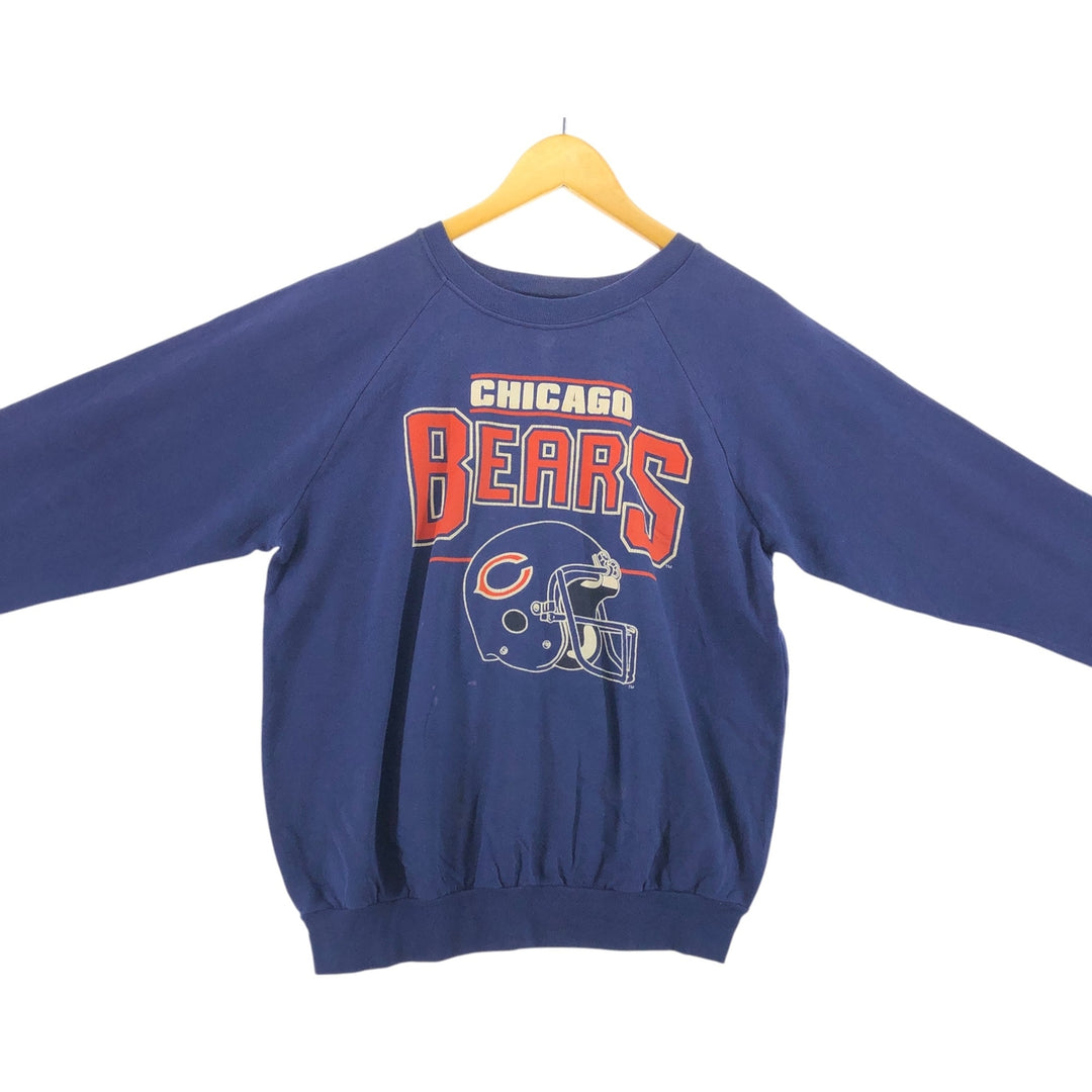 NFL CHICAGO BEARS Chicago Bears Printed Sweatshirt Trainer Men's S Size Vintage / eaa462535