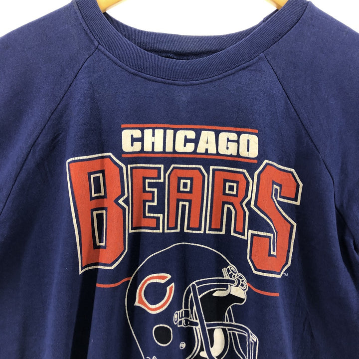 NFL CHICAGO BEARS Chicago Bears Printed Sweatshirt Trainer Men's S Size Vintage / eaa462535