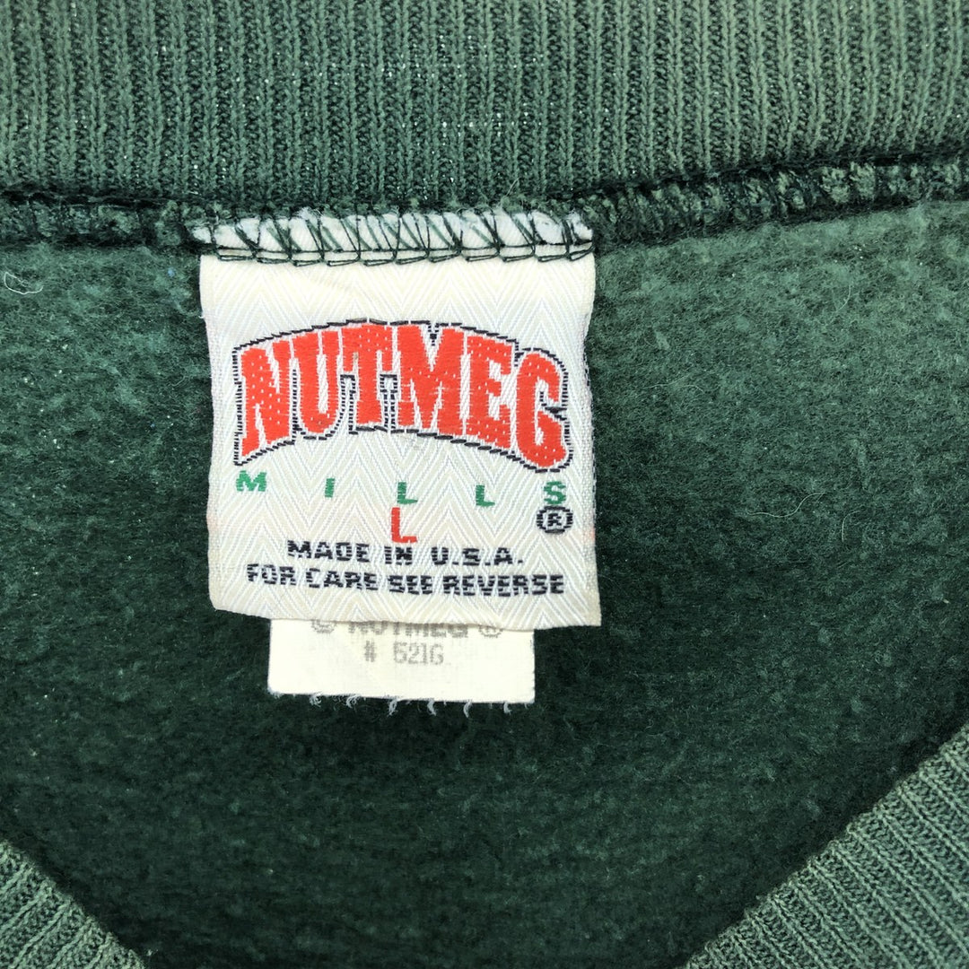 90'S NUTMEG NFL Green Bay Packers Sweatshirt, Made in USA, Men's L size, Vintage /eaa462537