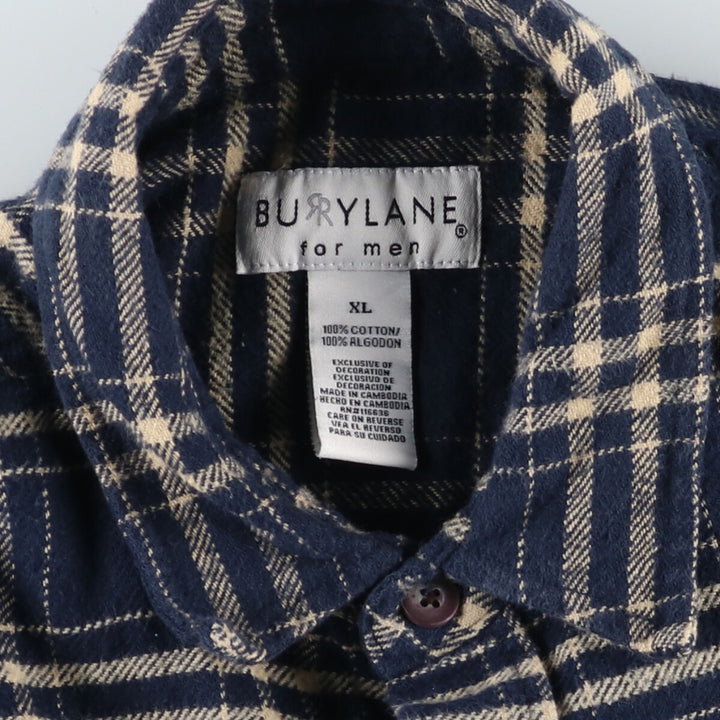 BURYLANE Long Sleeve Heavy Flannel Check Shirt Men's XL /eaa462547