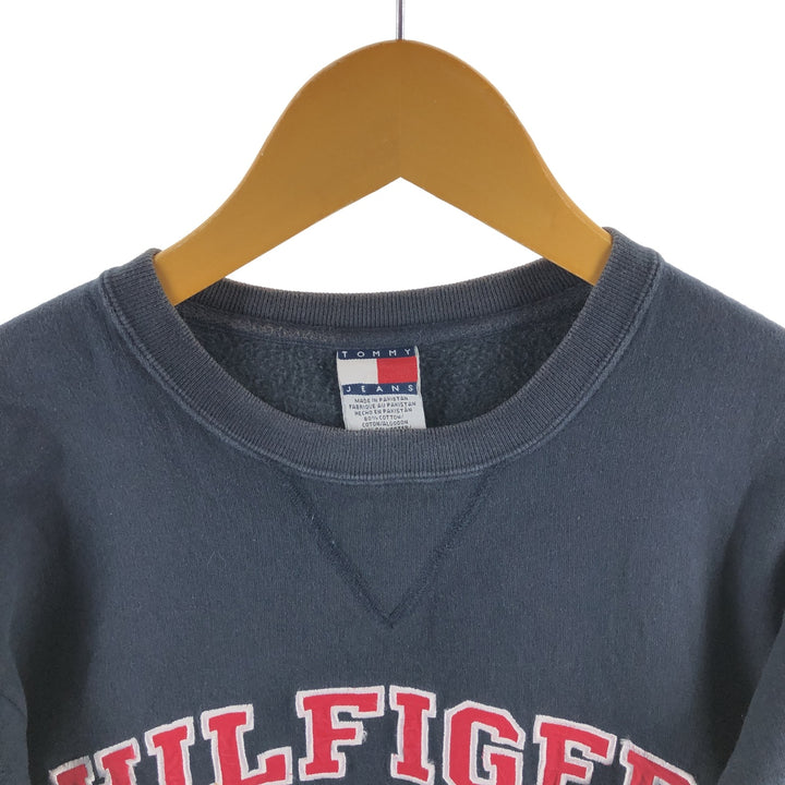 90s~ Tommy Hilfiger JEANS Logo Sweatshirt Trainer Men's M Size Vintage / eaa462578