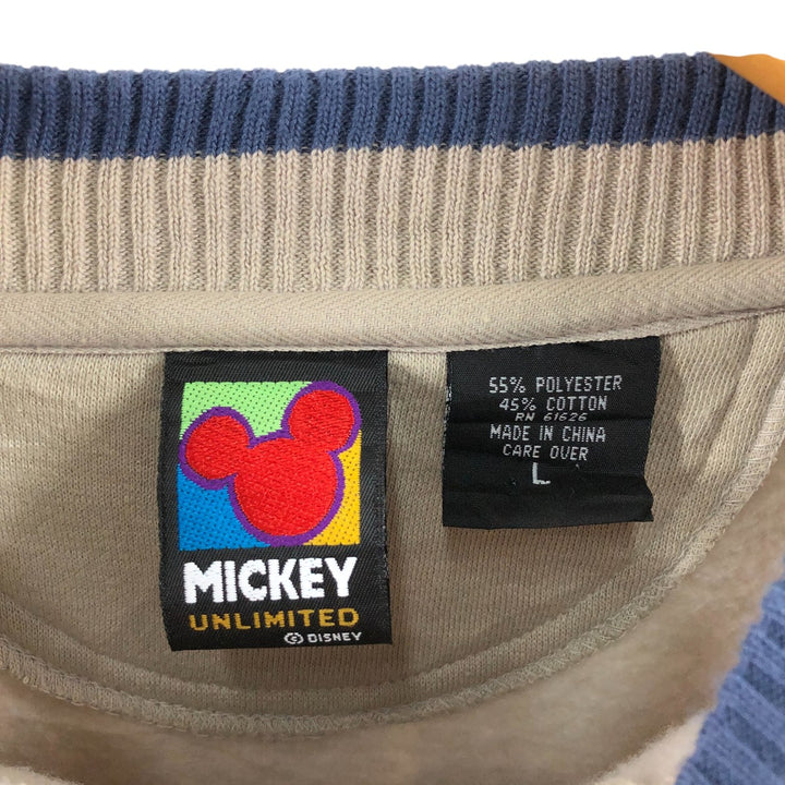 90'S Mickey Unlimited MICKEY UNLIMITED character sweatshirt, trainer, men's size L / eaa462617