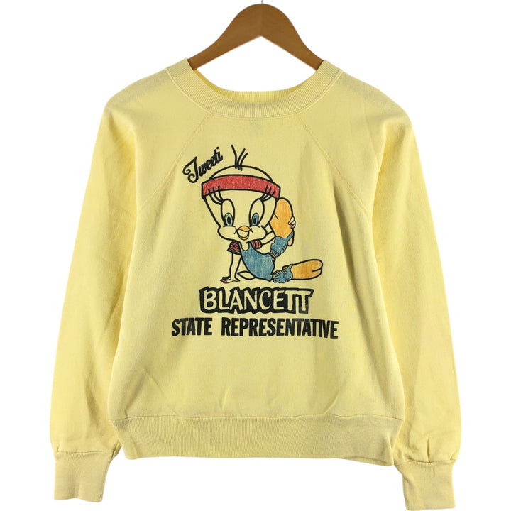 80'S Looney Tunes Tweety character sweatshirt, made in USA, men's size S, vintage / eaa462649