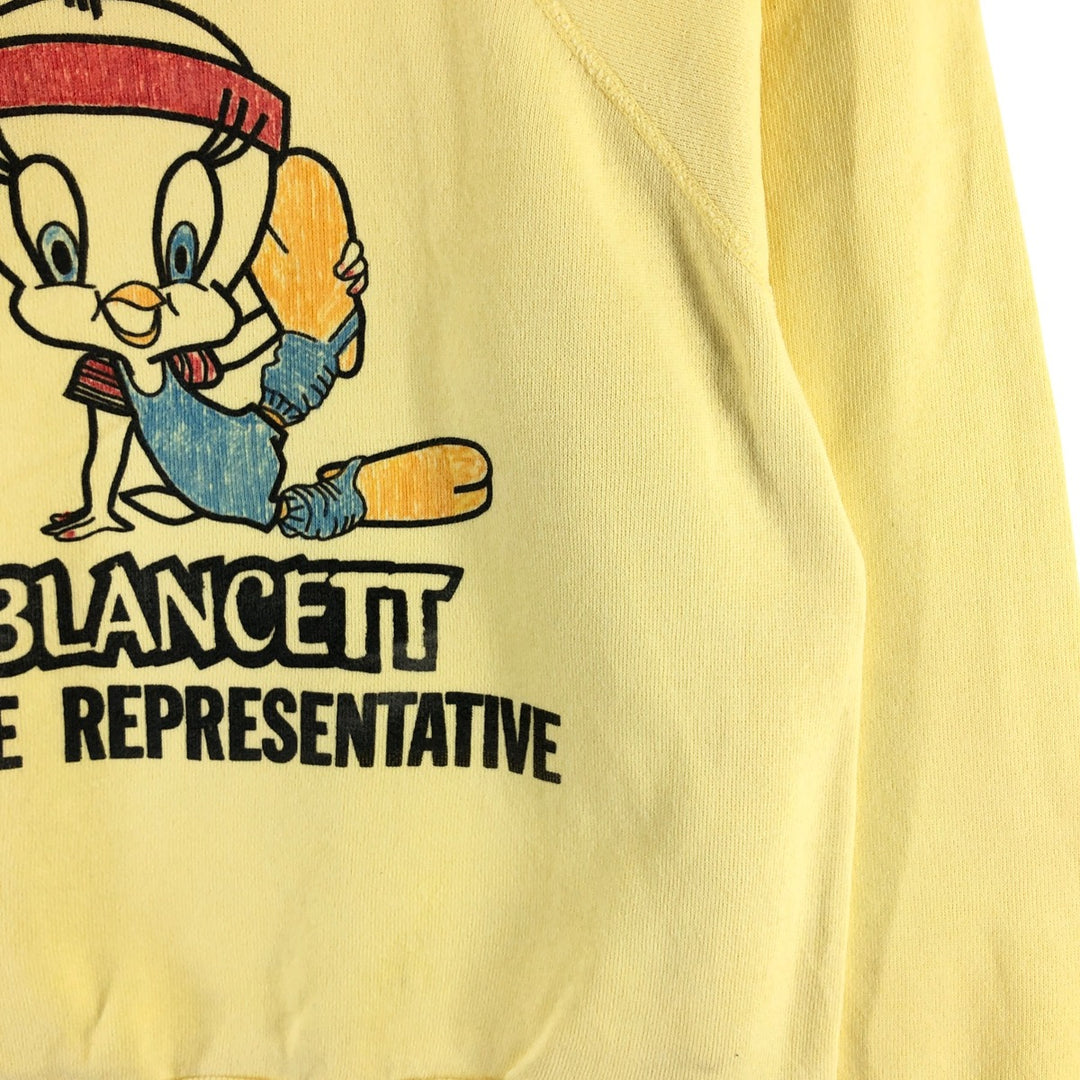 80'S Looney Tunes Tweety character sweatshirt, made in USA, men's size S, vintage / eaa462649