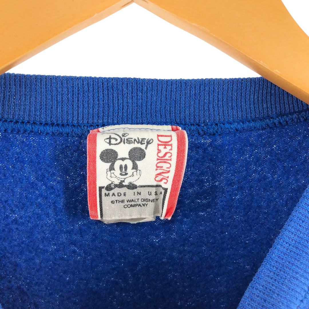 90'S DESIGNS MICKEY MOUSE Mickey Mouse character sweatshirt, made in USA, men's size M, vintage /eaa462731