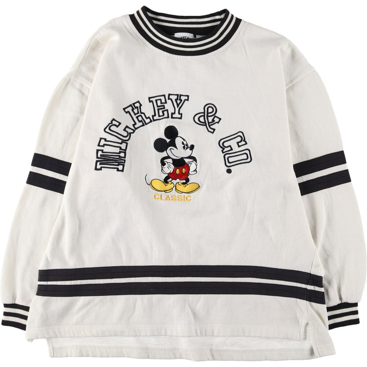 90'S MICKEY AND CO. Character Sweatshirt, Men's L size / eaa462744