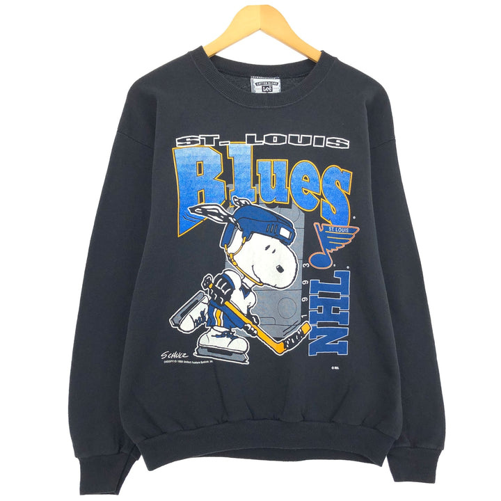 90'S Lee NHL ST. LOUIS BLUES St. Louis Blues sweatshirt, made in USA, men's size L, vintage /eaa462824