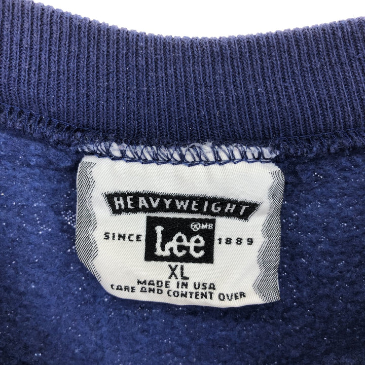 90'S Lee plain blank sweatshirt, made in USA, men's XL size, vintage /eaa462895