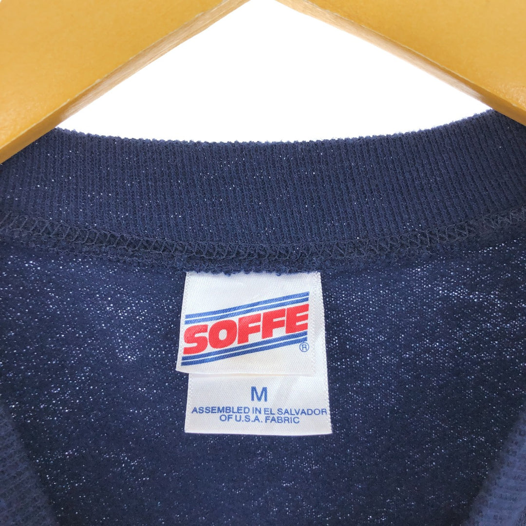 90'S SOFFE plain blank sweatshirt, made in USA, men's size M, vintage /eaa462926