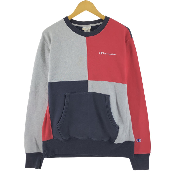 Champion Reverse Weave Crazy Pattern Logo Sweatshirt Trainer Men's M size / eaa463000