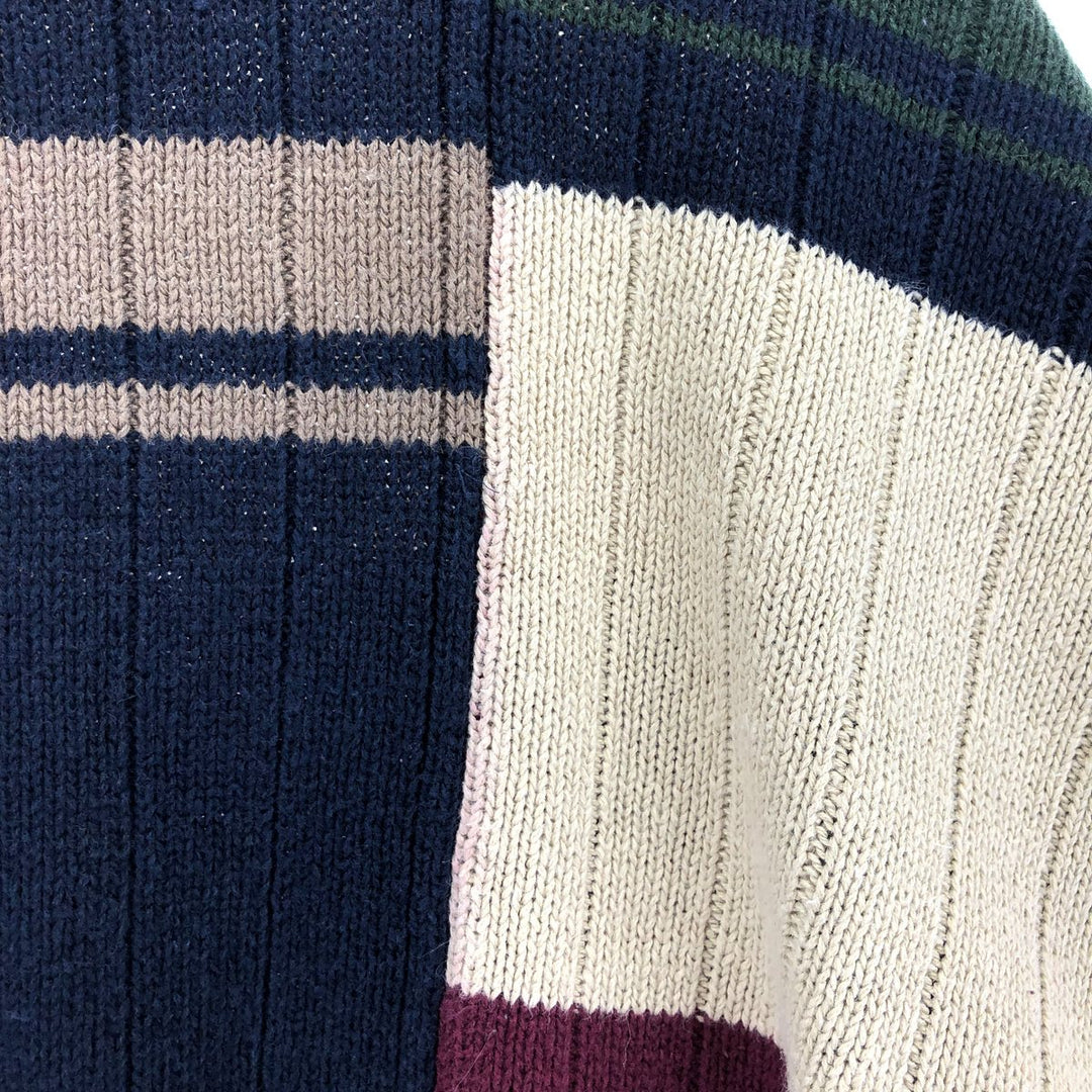 STONE HAVEN Acrylic x Cotton Knit Sweater, Men's XXL acrylic multicolor Vintage Second Hand
