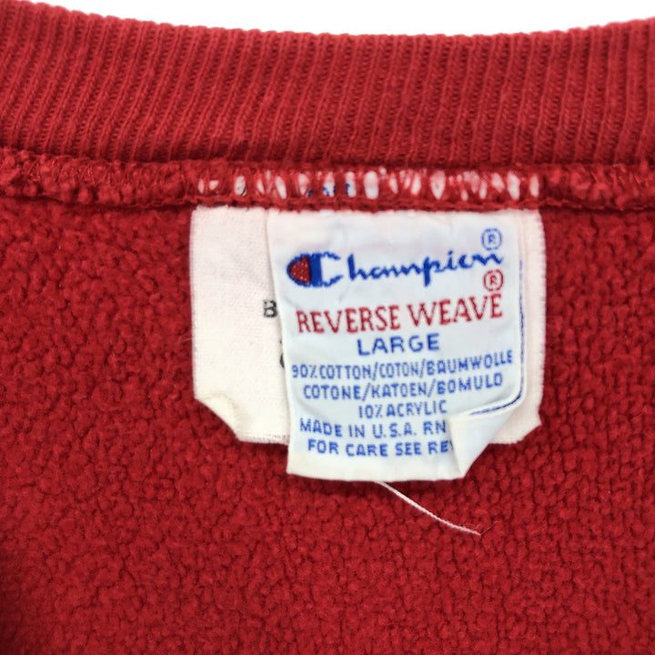 90'S Champion Reverse Weave College Sweatshirt, Made in USA, Men's L size, Vintage /eaa463131
