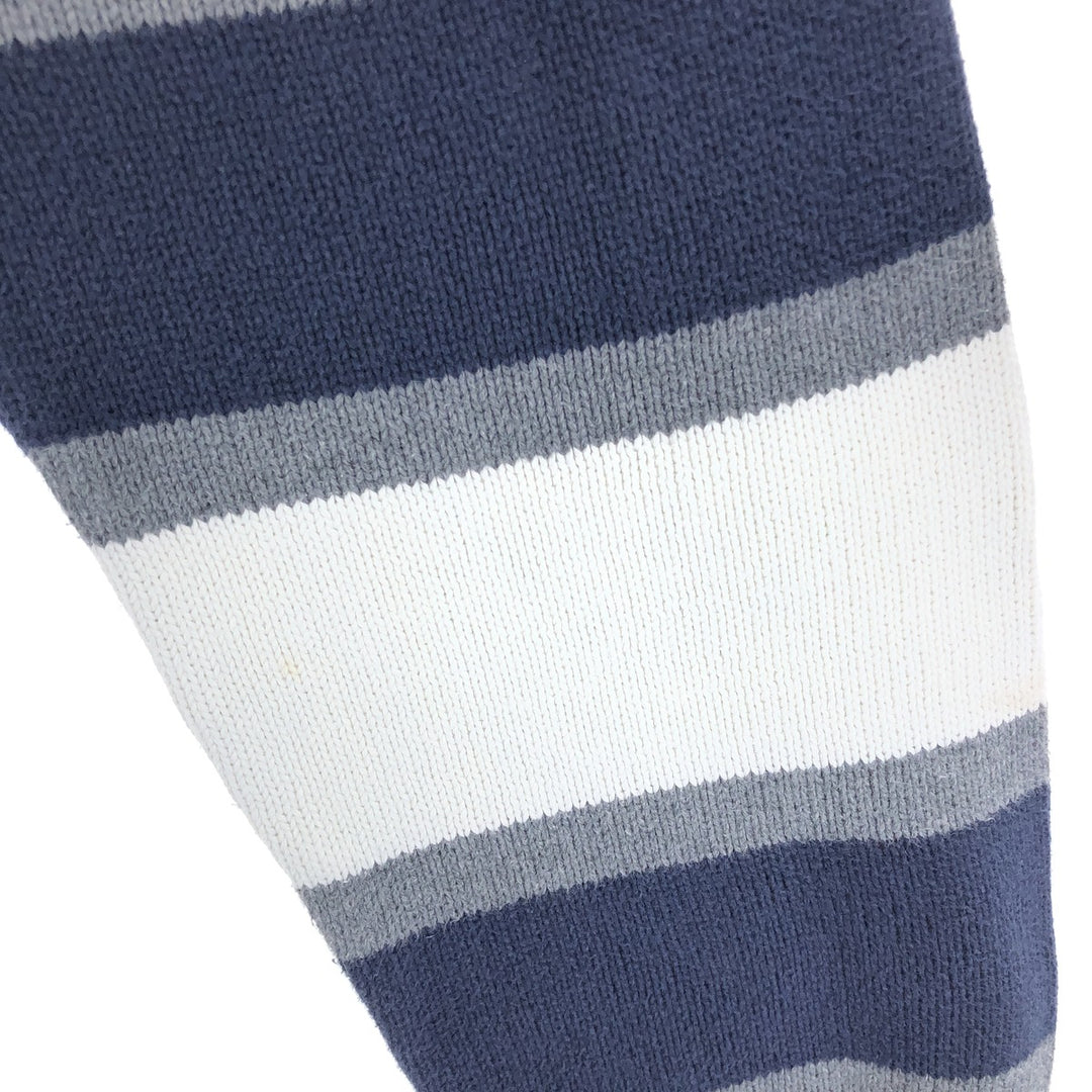 2000'S Nautica Multi-Border Cotton Knit Sweater, Men's Size M cotton multicolor Vintage Second Hand