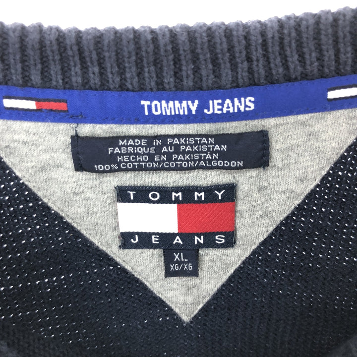 Tommy Hilfiger TOMMY HILFIGER JEANS Cotton knit sweater Men's XL size / eaa463382