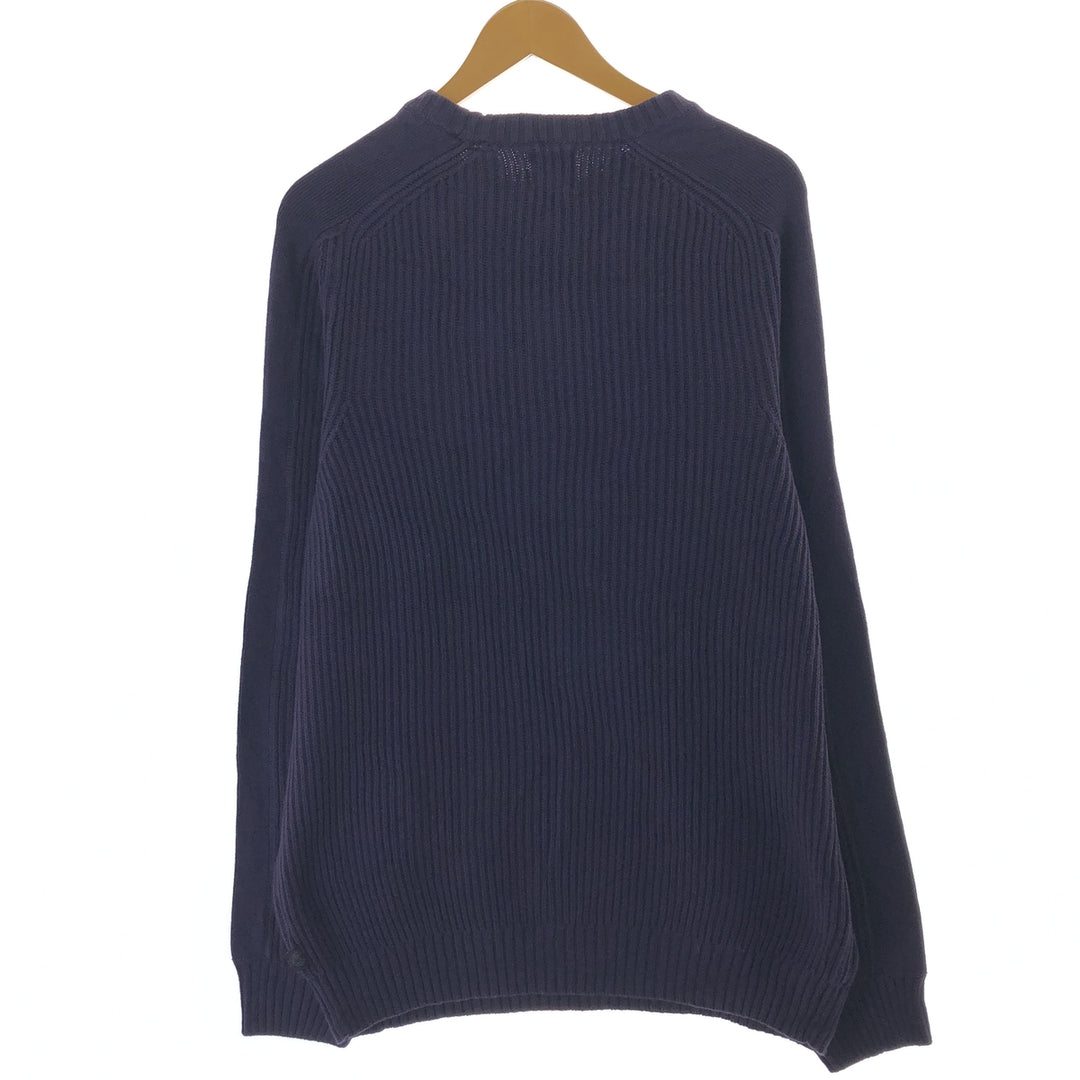 Timberland Men's Cotton Knit Sweater, Size L cotton purple type Vintage Second Hand