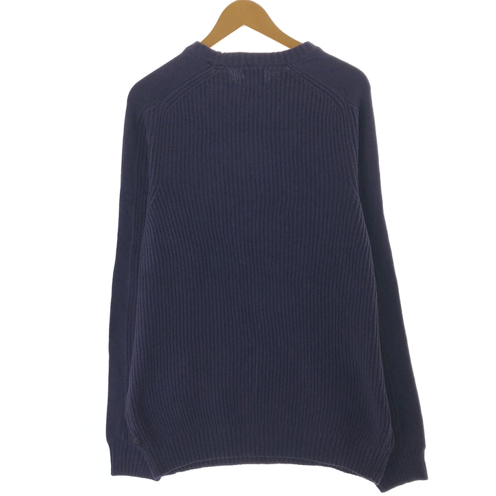 Timberland Men's Cotton Knit Sweater, Size L cotton purple type Vintage Second Hand