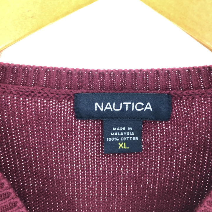 NAUTICA Cotton Knit Sweater Men's XL Size / eaa463431